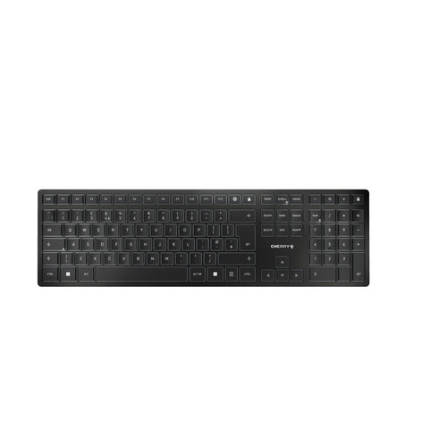 CHERRY KW 9100 SLIM keyboard Universal RF Wireless + Bluetooth QWERTY UK English Black CHERRY KW 9100 SLIM keyboard Universal RF Wireless + Bluetooth QWERTY UK English Black